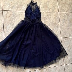 ASOS Midnight Blue Lace Dress